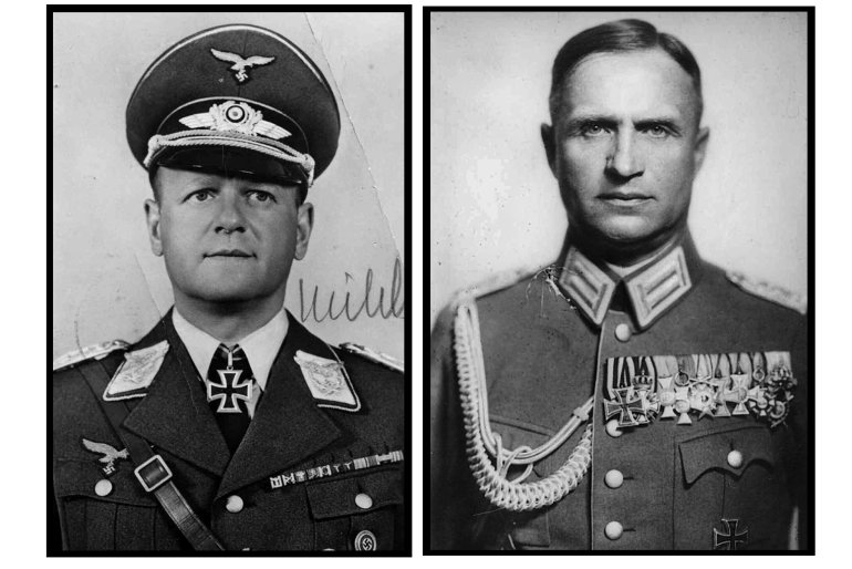 Oficiais nazistas de alta patente que eram de origem judaica: Helmut Wilberg; General da Luftwaffe, e Erhard Milch, marechal de campo – ambos citados na pesquisa de Bryan Mark Rigg